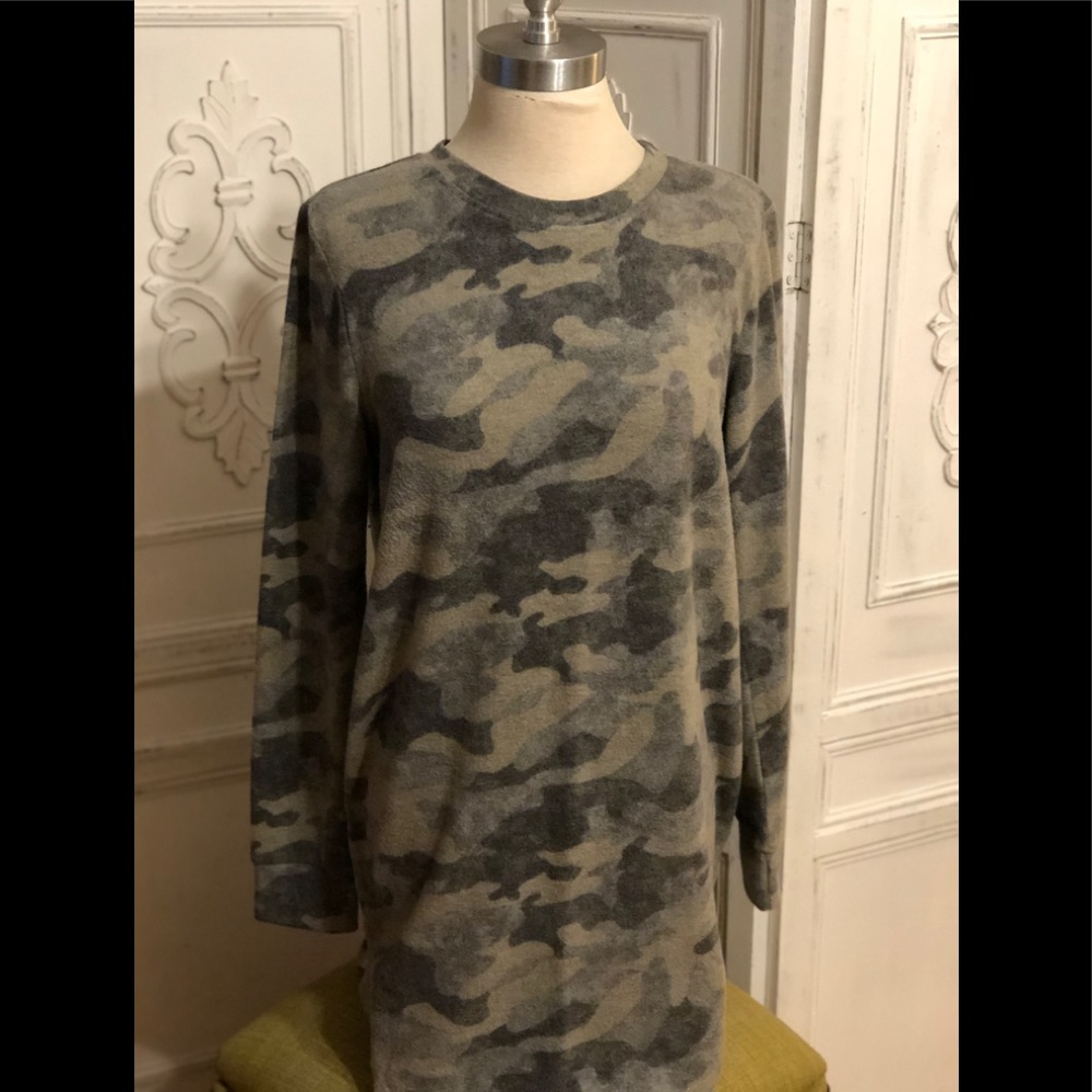 Camo long sleeve shirt